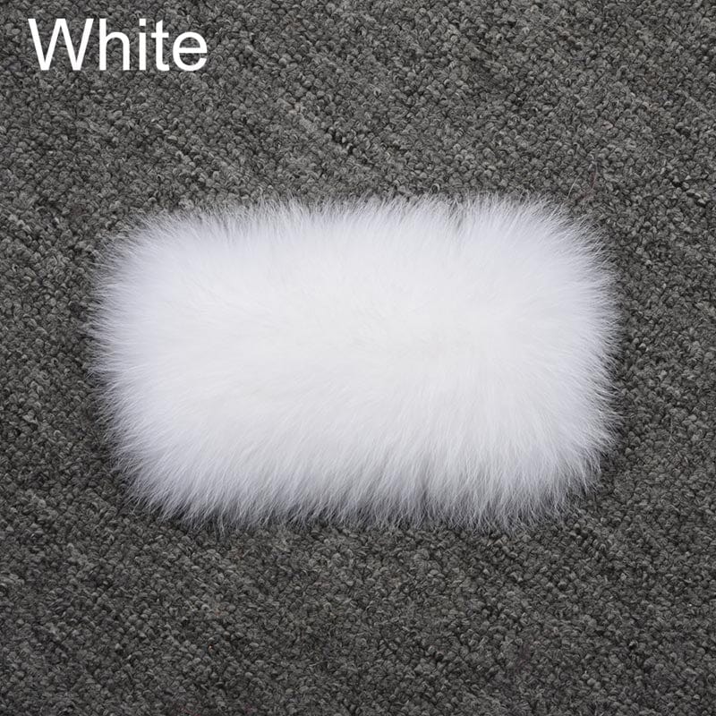 L / White Factory Price Elegant Style Fashion Winter Real Fox Fur Coat Women