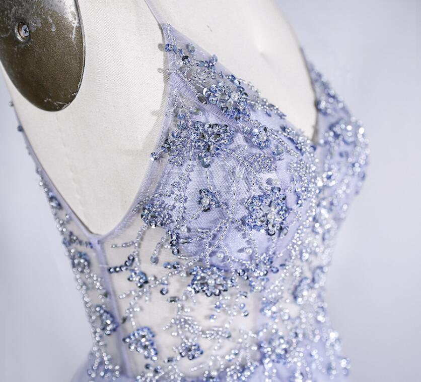 Lace Floral Sleeveless sling Formal Party Evening Dress Prom Longuette Bridal Gowns Wedding Party Evening Dress