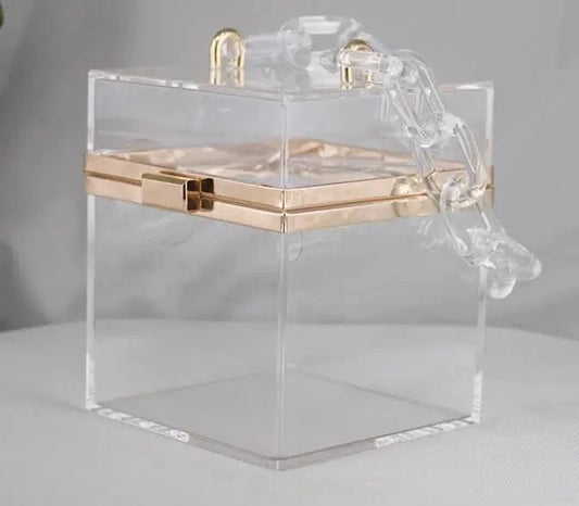 Ladies acrylic clutch evening bag  Acrylic Clutches and Purses  fashion luxury designer Hand bag for party