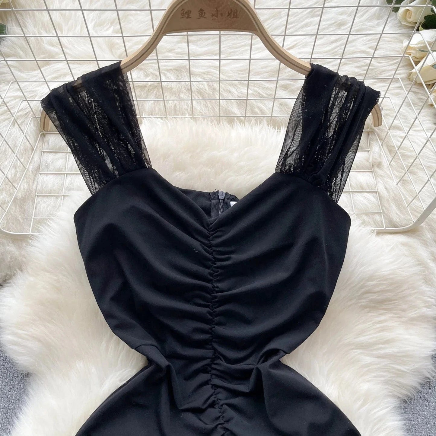 Ladies Hot Sale Casual Mid-length Dress Women's Summer New Style Fashion Off-the-shoulder Dress