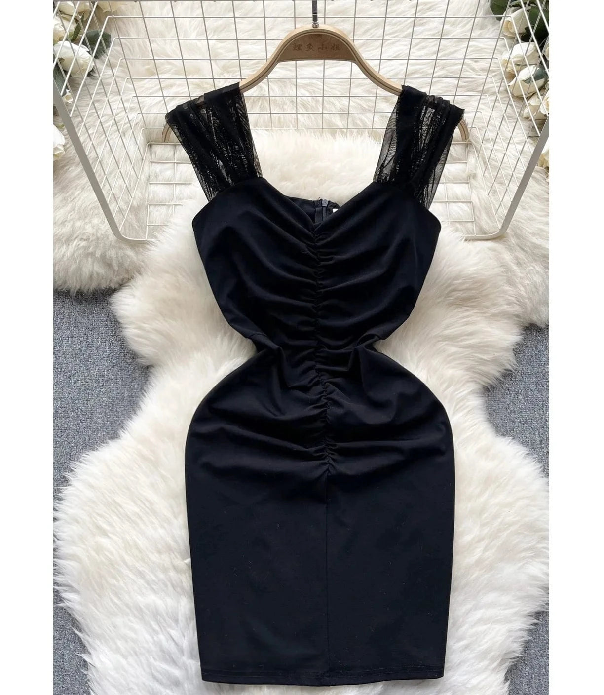 Ladies Hot Sale Casual Mid-length Dress Women's Summer New Style Fashion Off-the-shoulder Dress