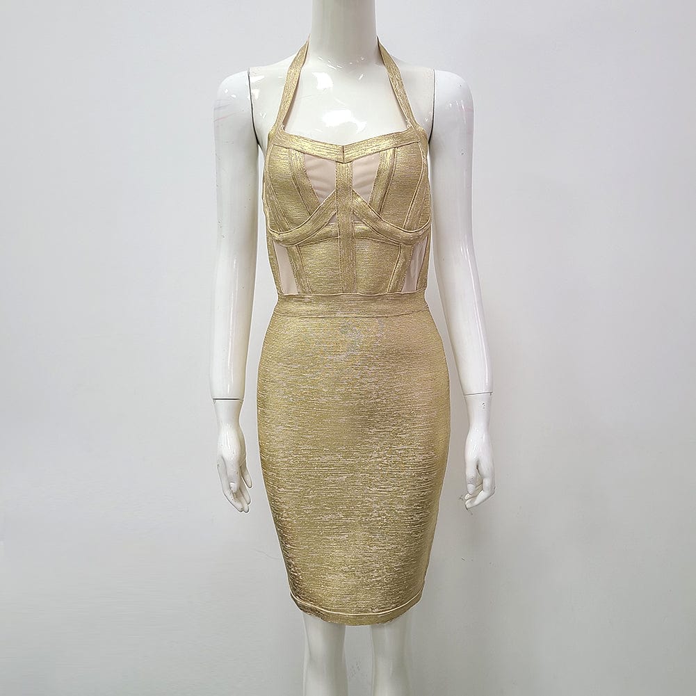 Ladies Sleeveless Sexy Rayon Bandage Fashion Cocktail Birthday Celebrity Evening Party Bodycon Dress