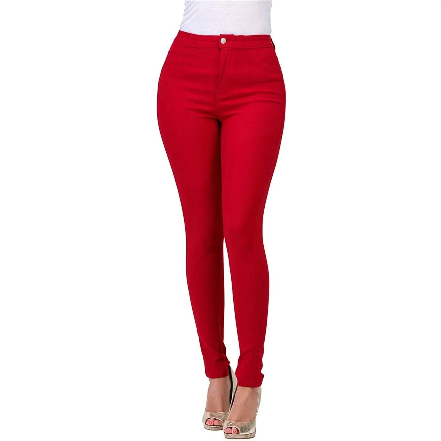 Ladies Slim Fit Skinny Stretch Denim Trousers Women'S Jeans Pants & Trousers