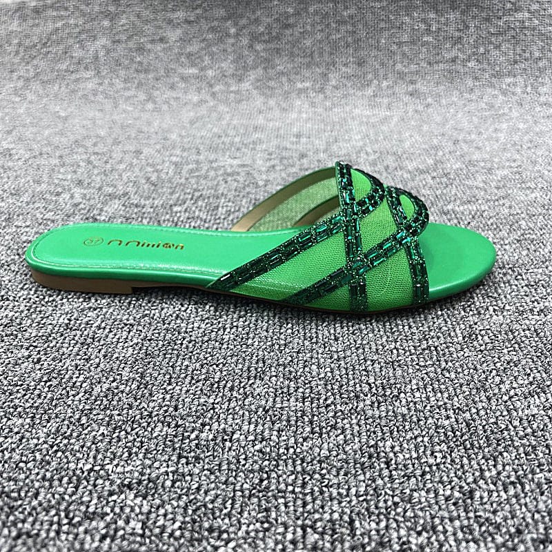 Ladies Slippers women wear indoor outdoor slipper new summer flat sandals for women's wear versatile plus size slippers