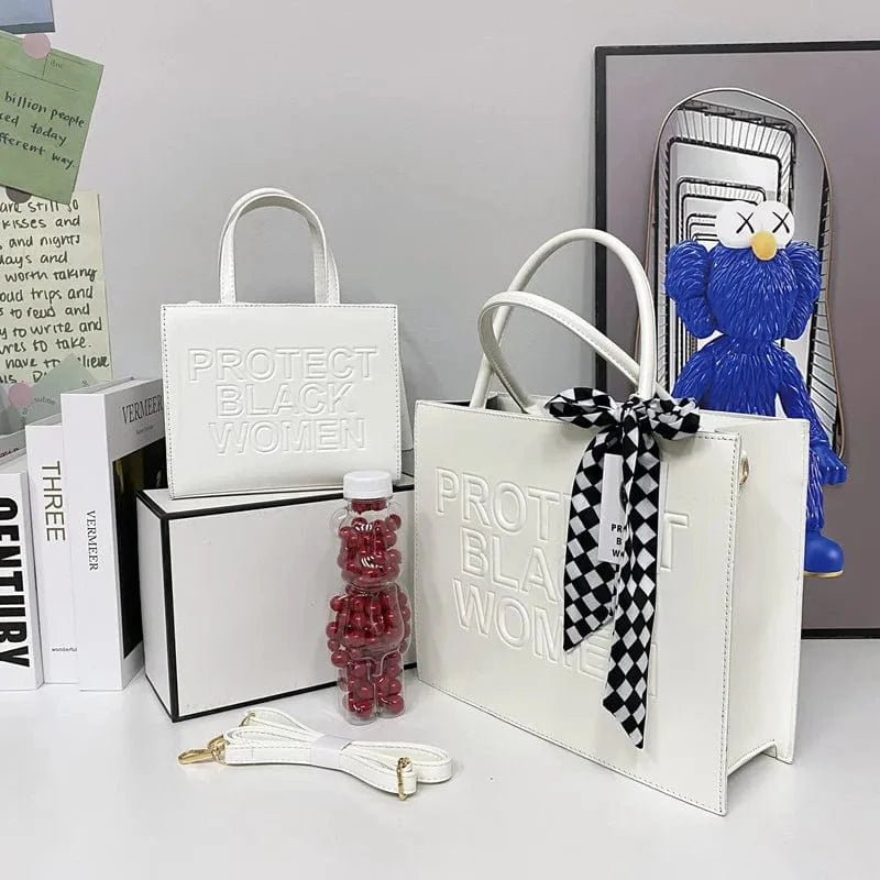 Large Letters Embossed Protect Black Women Flap Handbags Candy Color Women 2022 Shoulder Purses Designer PU Handbags for Women