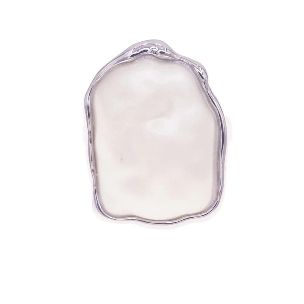 Latest Design White Shell Alloy Gold Plated Ring Regular Size African Ladies Rings Anniversary Wedding Party Costume Accessories