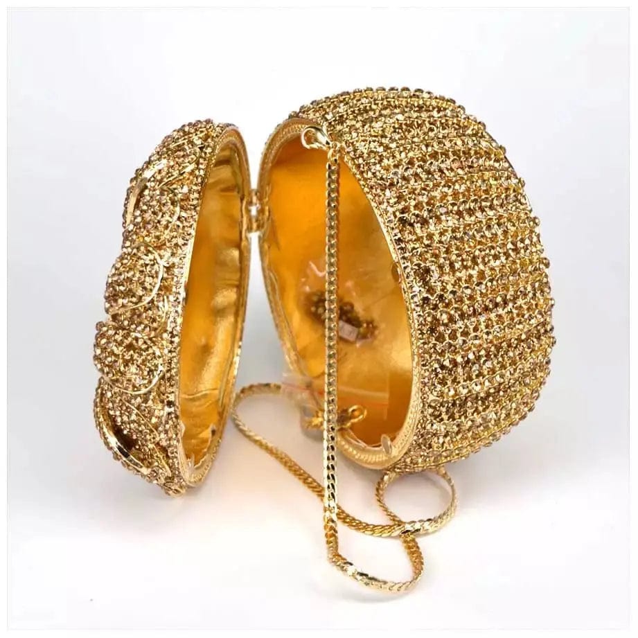 Latest Trending Beautiful Fashion Bling Crystal Rhinestone Flower Clutch Evening Bags Bridal Luxury Customized Handbag