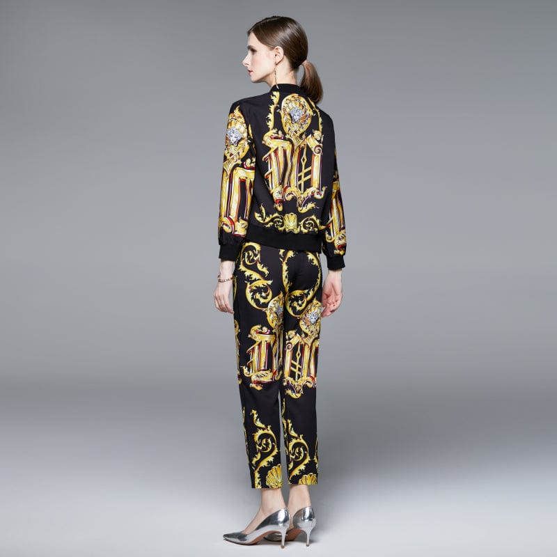 LDY6745088 new court style casual jacket baseball uniform positioning printing fashion suit