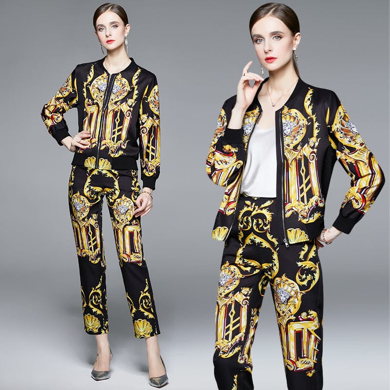 LDY6745088 new court style casual jacket baseball uniform positioning printing fashion suit