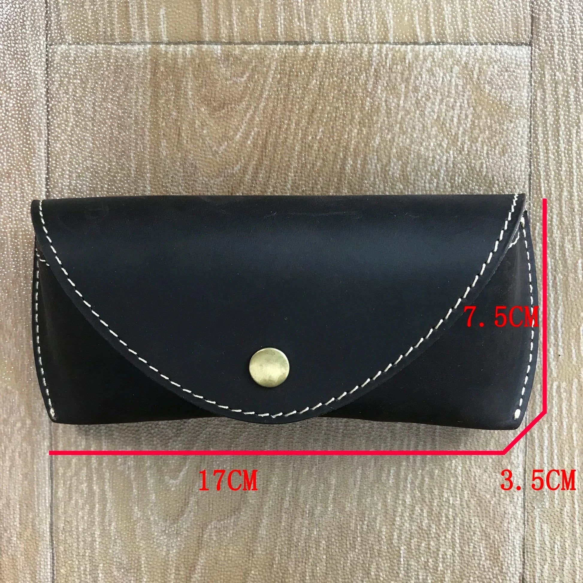 Leather In Stock Eyeglass Cowhide Leather Sunglasses Bag/Sun Glasses Pouch For Men And Women Unique Best Hard Spectacle Protective Case