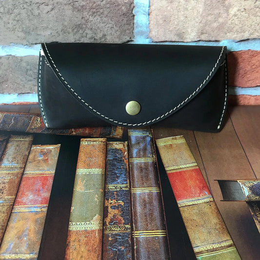 Leather In Stock Eyeglass Cowhide Leather Sunglasses Bag/Sun Glasses Pouch For Men And Women Unique Best Hard Spectacle Protective Case
