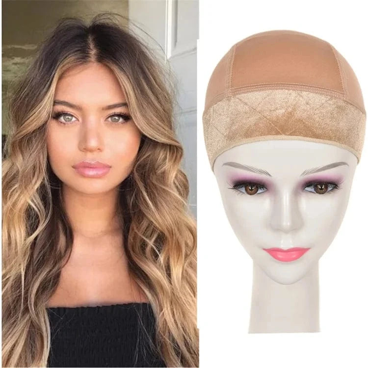 Lenaqueen Wig cap for Women Lace Wig Grip Cap for Lace Frontals Wigs grip Band Lace Grip Topper