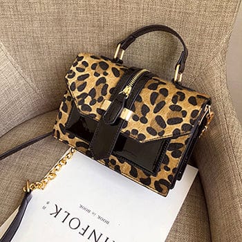 Leopard Wholesale New Arrivals Fashion Leopard Pattern Chain Shoulder Small Leather Handbags for Women