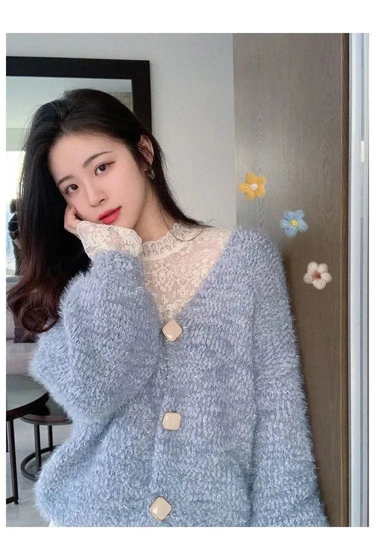Liu Ming Dropshipping Products 2024 Spring Autumn Long Sleeve Turtleneck Mesh Tops Women Lace Shirt