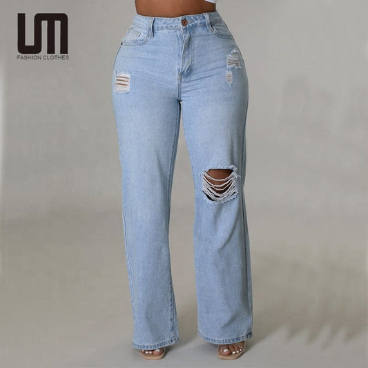 Liu Ming Fashion Women Hot Sexy High Waist Slim Fit Denim Ladies Jeans Pants