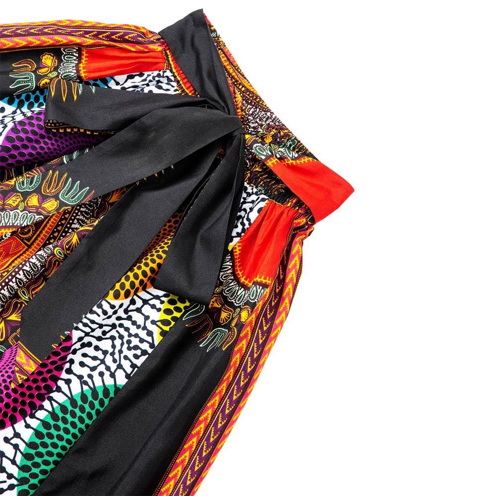 long 10707-MX39 latest pleated African tie dyed plus size women skirts sehe fashion