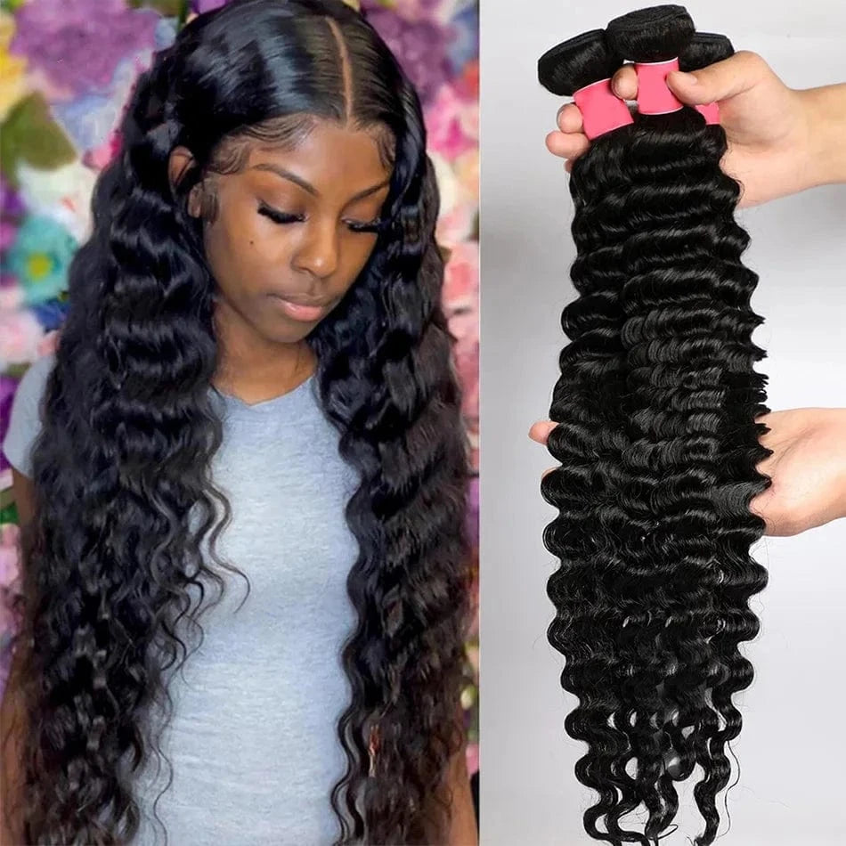 Loose Deep Wave Peruvian Hair Bundles Double Weft Human Hair Bundles Cuticle Aligned Virgin Human Hair Bundles Vendor Wholesale