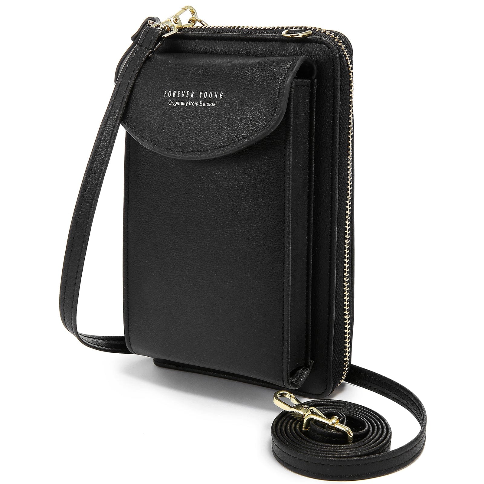 LOVEVOOK amazon ladies hot sale small PU leather Phone Bag with Credit Card Slots purses women leather wallets