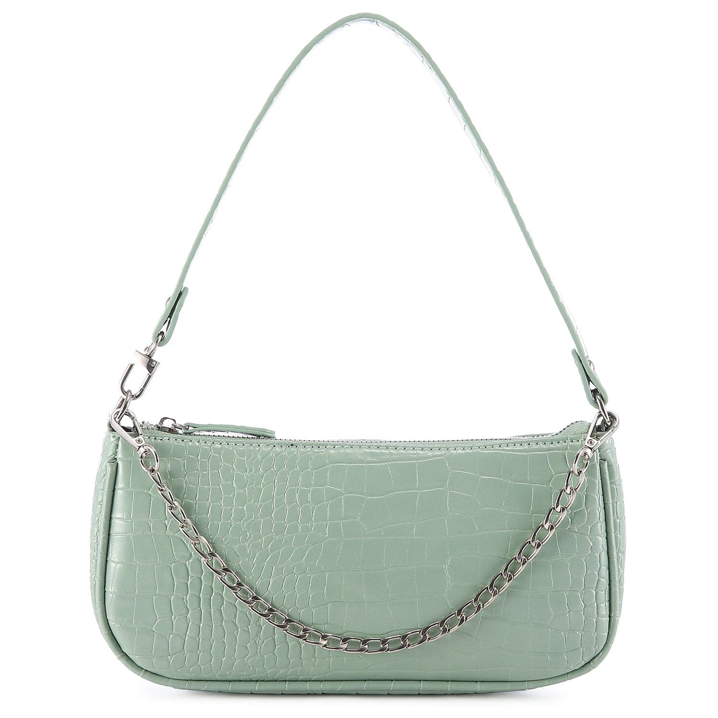 LOVEVOOK Crocodile Pattern PU leather Small Purse for Women Retro Classic Tote HandBag Ladies Shoulder Clutch Purse Bags