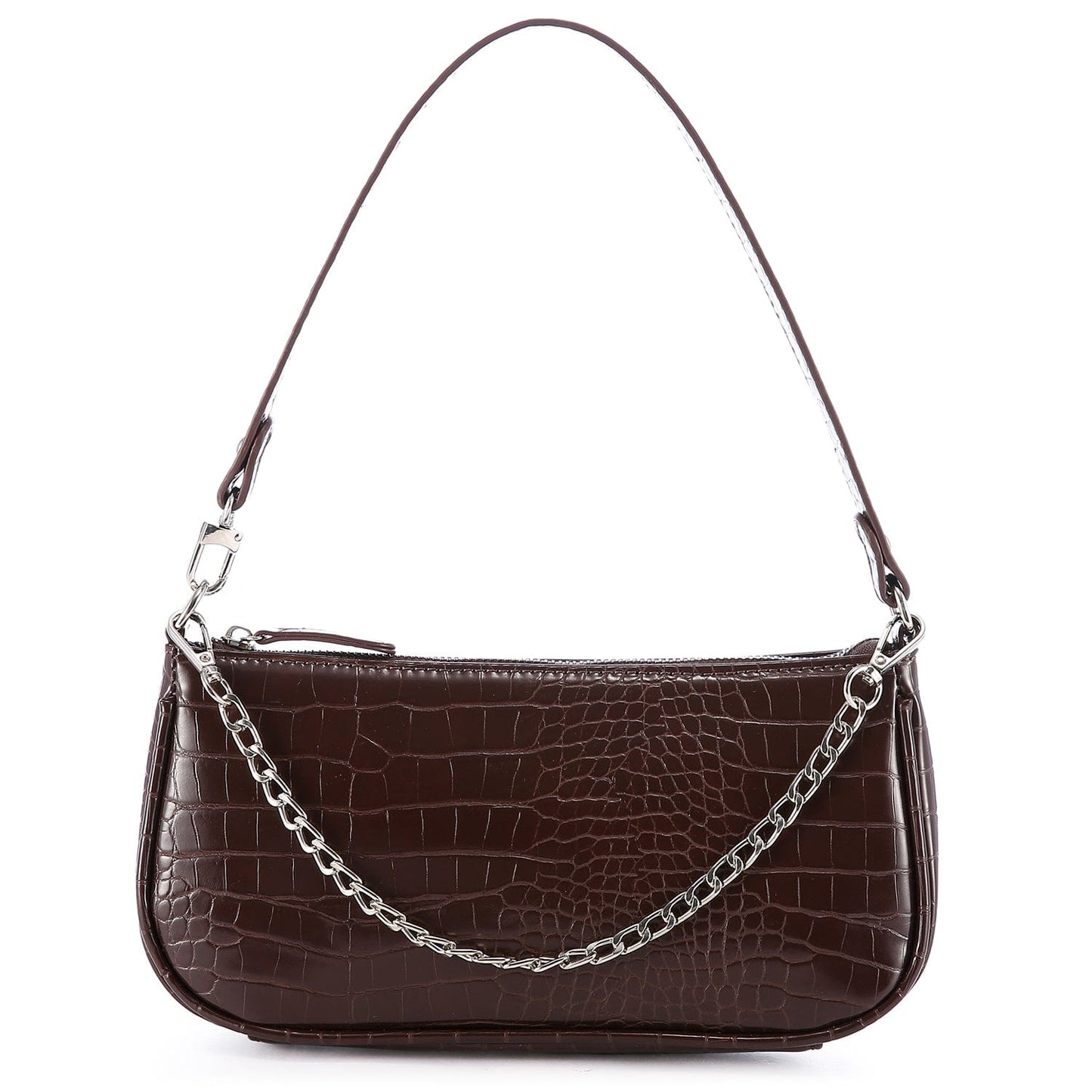 LOVEVOOK Crocodile Pattern PU leather Small Purse for Women Retro Classic Tote HandBag Ladies Shoulder Clutch Purse Bags