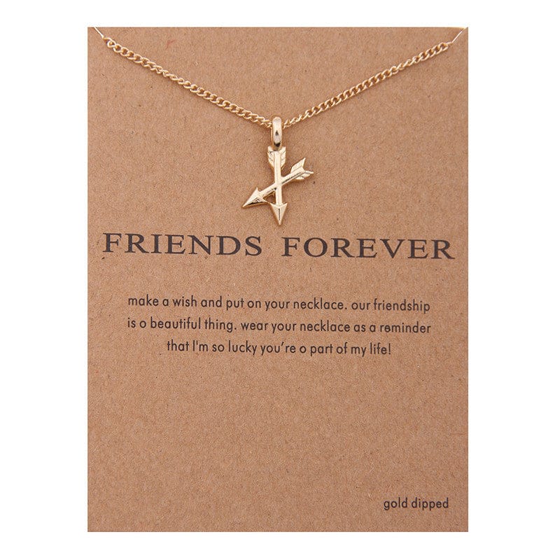 Lucky Best Wishes Card Mother's Day  Gift Women Jewelry Accessory Choker Alloy Girl Engraved Charm Collarbone Pendant Necklaces