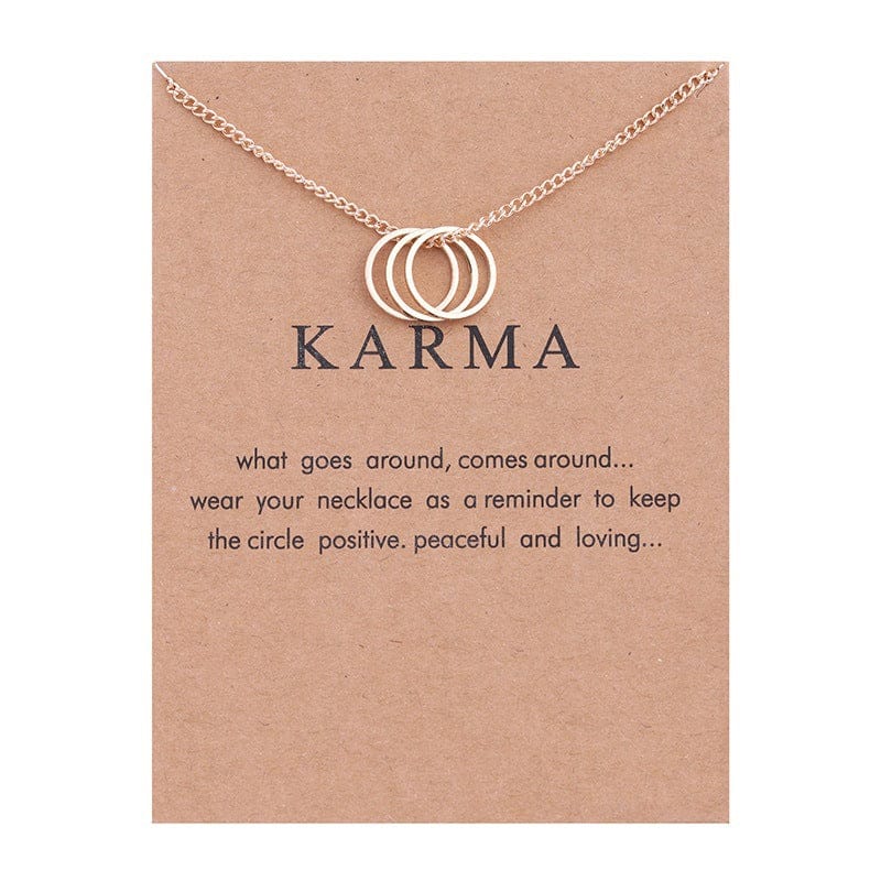 Lucky Best Wishes Card Mother's Day  Gift Women Jewelry Accessory Choker Alloy Girl Engraved Charm Collarbone Pendant Necklaces