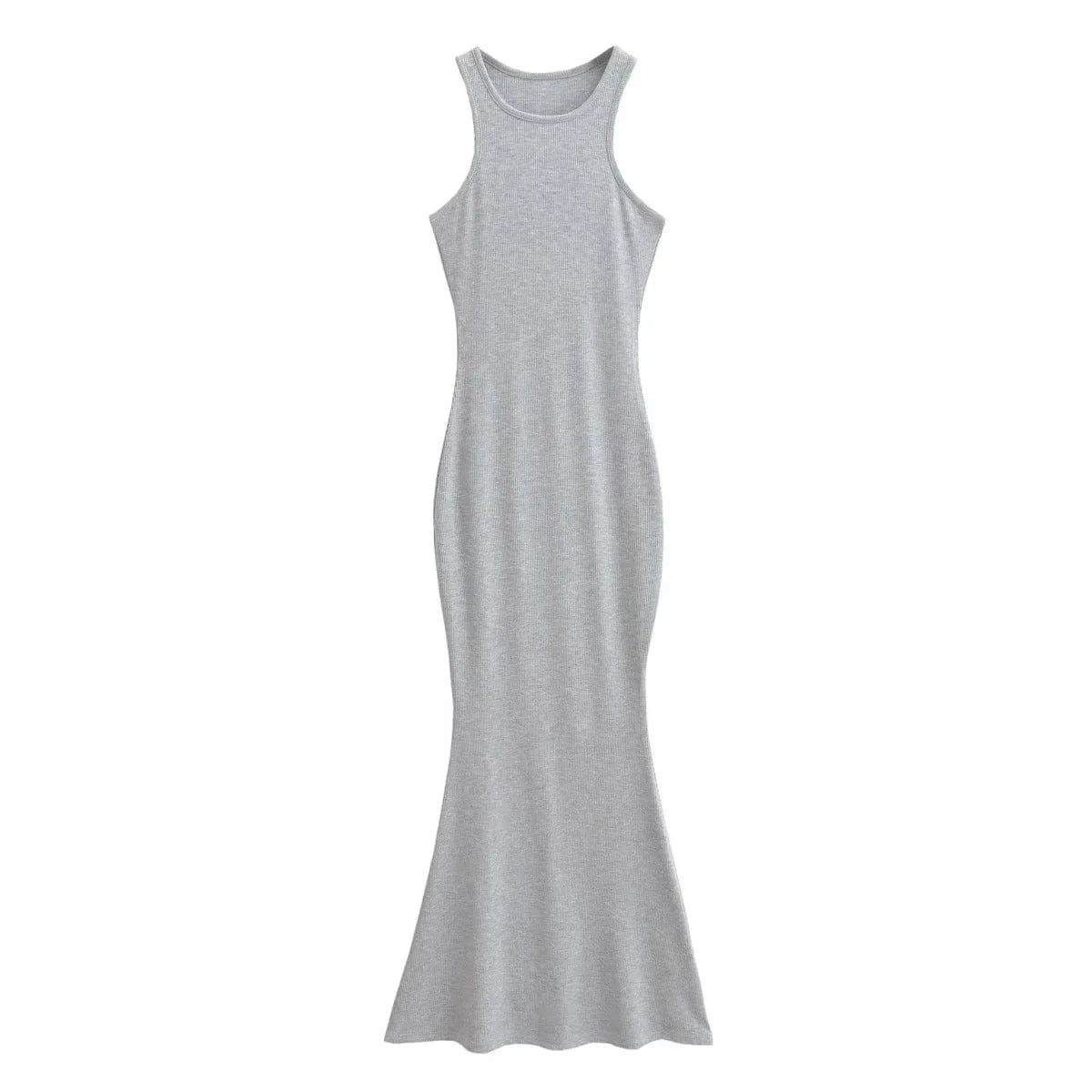 Luluxixiyaya Hot Sale Summer Women's Clothing Tank Top Dresses Flare Sleeveless Mermaid Casual Dress