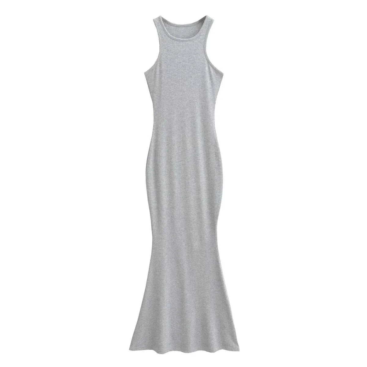 Luluxixiyaya Hot Sale Summer Women's Clothing Tank Top Dresses Flare Sleeveless Mermaid Casual Dress