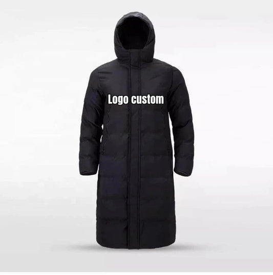 Luluxixiyaya Thick Fleece Inside Thick Wind Proof Puffer Bubble XXS-6XL Big Tall Knee Length Warm Feel Man Jacket Winter