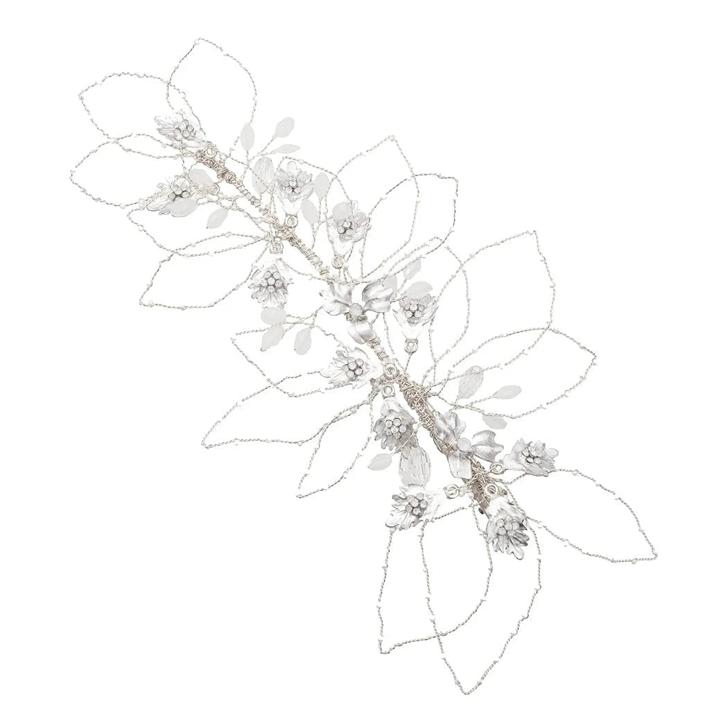 Luxuries new beautiful bride bridesmaid hair clip temperament simple wild hair accessories pure hand-woven headwear