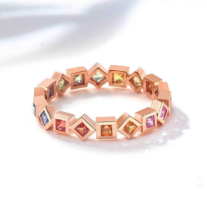 Luxury Elegant jewelry manufacturer custom jewelry Natural Rainbow Sapphire recycled 18kt / Real 18k Gold  Ring