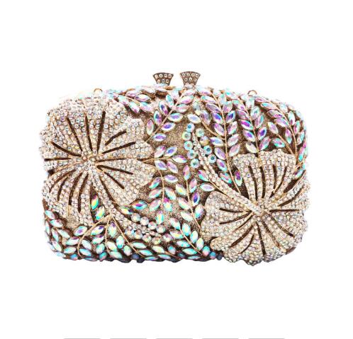 Luxury Fashion Bling Crystal Rhinestone Clutch Bag for Formal Party Crystal Evening Bag Wedding Party Handbag For Woman