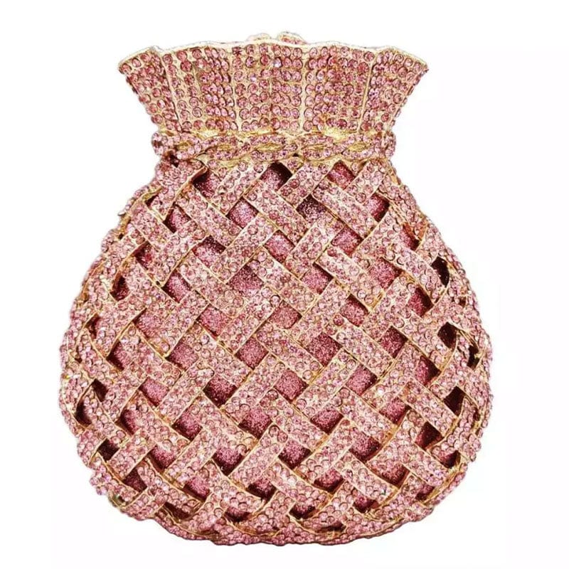 Luxury Ladies Crystal Bridal Evening Bag For Woman Designer Party Rhinestone Purse Wedding Pouch Clutch Bags Prom Beaded Handbag