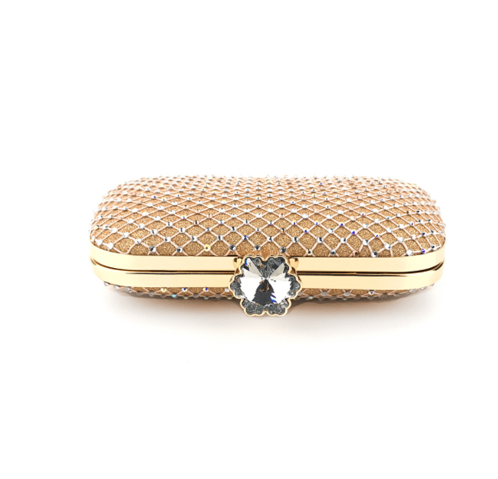 Luxury ladies shoulder bag wedding purse for bridal rhinestone party evening clutch bags