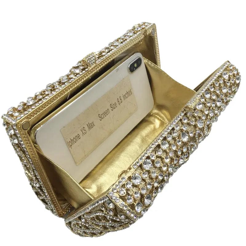 Luxury Trendy Evening Bag for Woman Fashion Handmade Beaded Bridal Bag Dress Prom Wedding Purses for Ladies