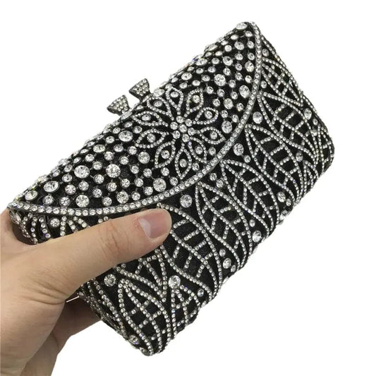 Luxury Trendy Evening Bag for Woman Fashion Handmade Beaded Bridal Bag Dress Prom Wedding Purses for Ladies