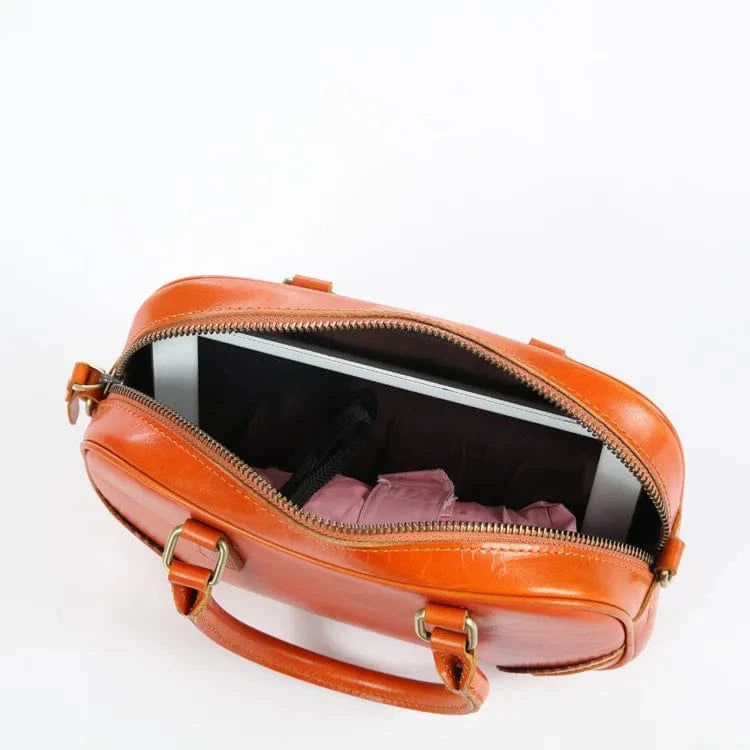 Luxury Vintage Genuine Leather Tote Bag For Women Ladies Customized Tote Bag With Logo Crossbody Bag