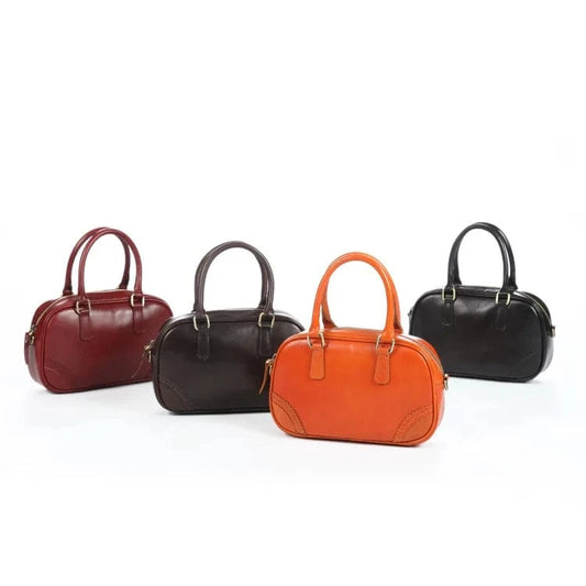 Luxury Vintage Genuine Leather Tote Bag For Women Ladies Customized Tote Bag With Logo Crossbody Bag