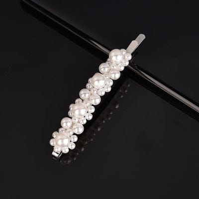 LWI60119 Ohrring Diy Custom Accessories Exquisite Glitter Geometric Hairpin Cute Bow Knot Pearl Hair Clips