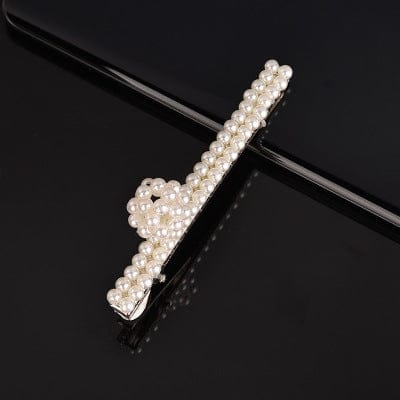 LWI60119 Ohrring Diy Custom Accessories Exquisite Glitter Geometric Hairpin Cute Bow Knot Pearl Hair Clips