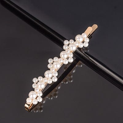 LWI60119 Ohrring Diy Custom Accessories Exquisite Glitter Geometric Hairpin Cute Bow Knot Pearl Hair Clips