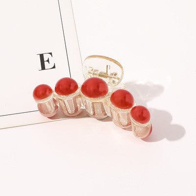 LWI60278 Montantes Pendientes Simple Elegant Jewelry Hair Clips Clear Transparent Acrylic Pearl Claw Clamps For Girls Ladies