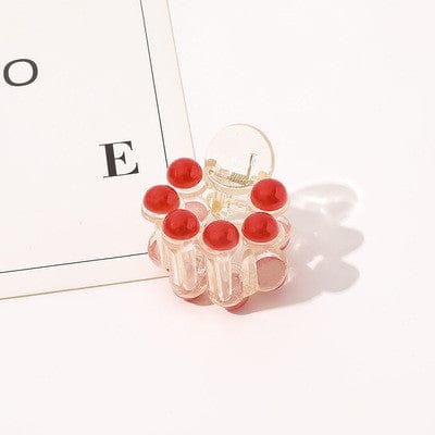 LWI60278 Montantes Pendientes Simple Elegant Jewelry Hair Clips Clear Transparent Acrylic Pearl Claw Clamps For Girls Ladies