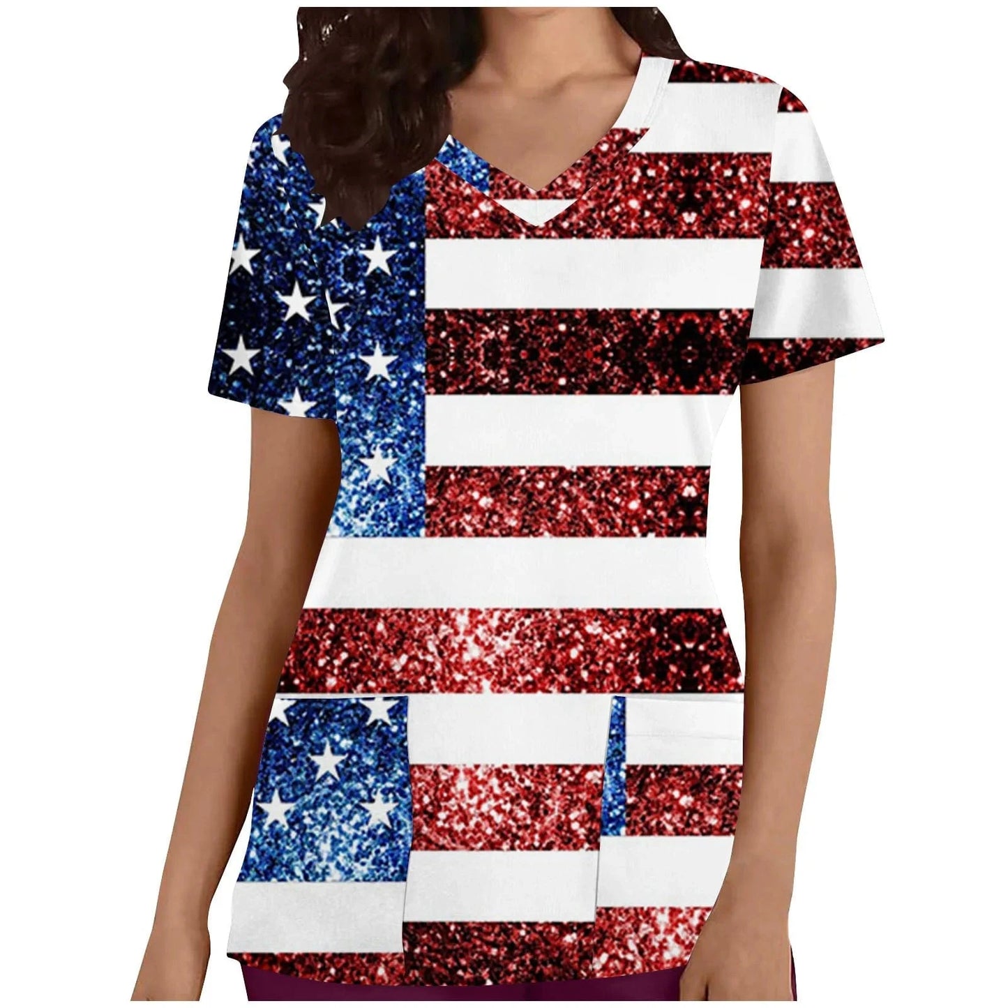 M / 7 2023 new style fashion Custom Nurse Scrub Top doctor Nursing Scrubs Uniform Long Sleeves Scrubs printed Tops