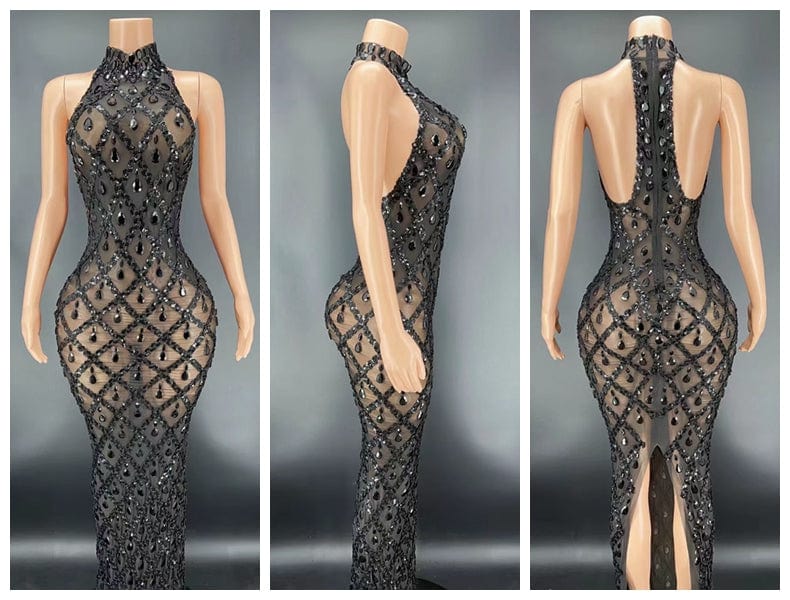 M / 7 Blue Stage Wear One Shoulder Vestidos Largos Runway Dresses Vestidos De Fiesta Largo Quinceanera Dress Ball Gowns Maxi Dress