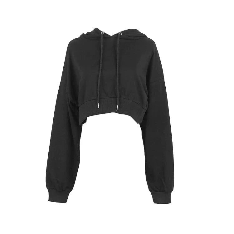M / black hoodie Custom logo Crop hoodie and pleated short tennis skirts matched sport running wear Tennis wear for women