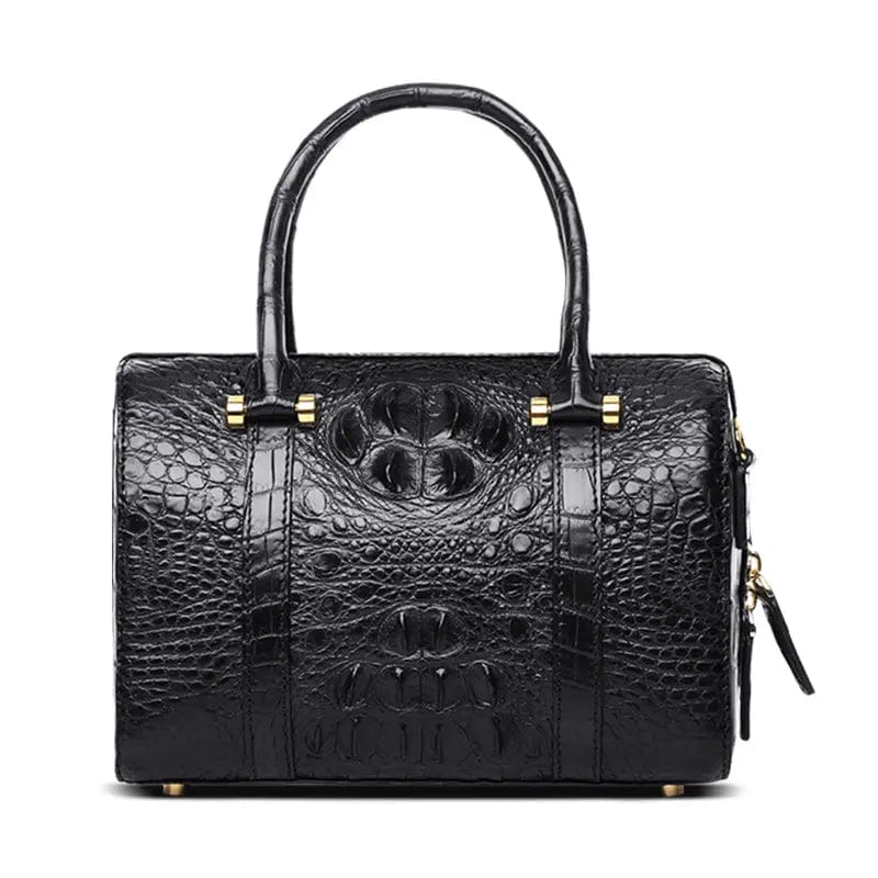M / black Red handbag leather crocodile handbags pillow shape women handbags