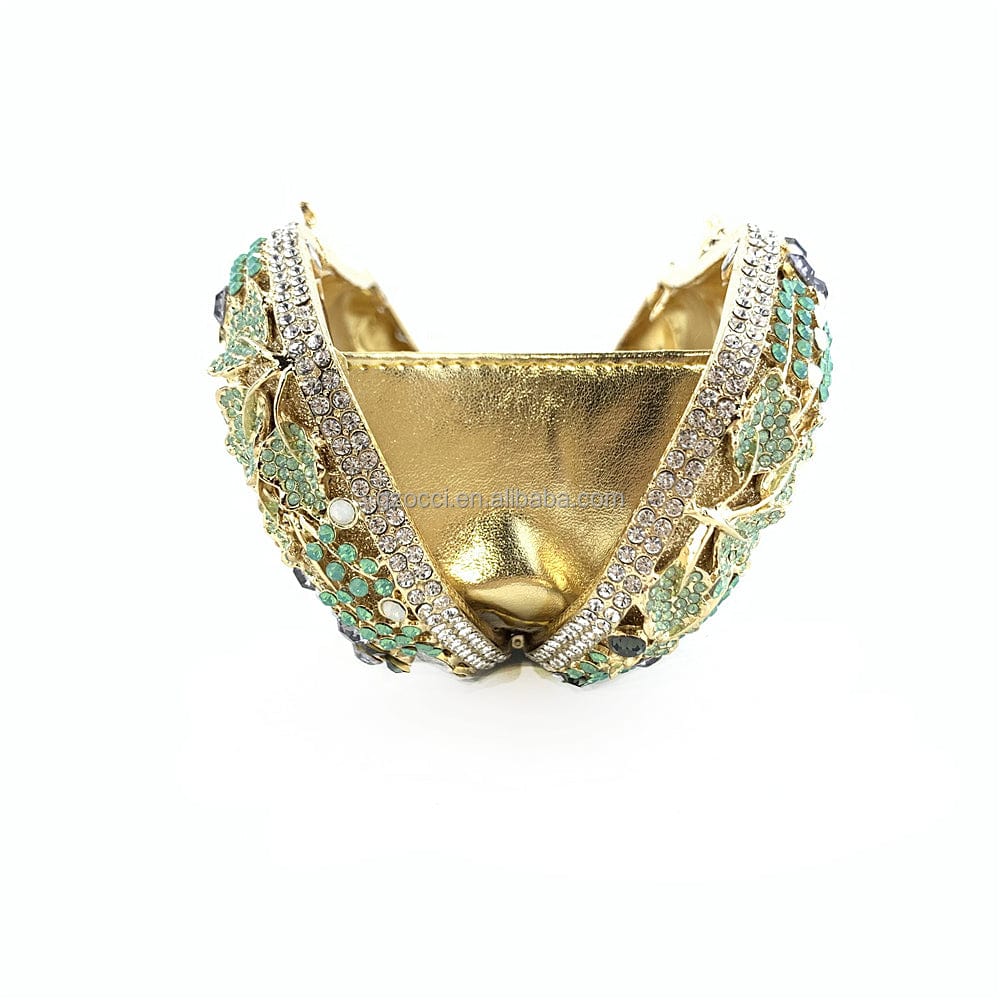 M / custom color OC4367 Guangzhou Occi Handmade Flower Ladies Evening Bags