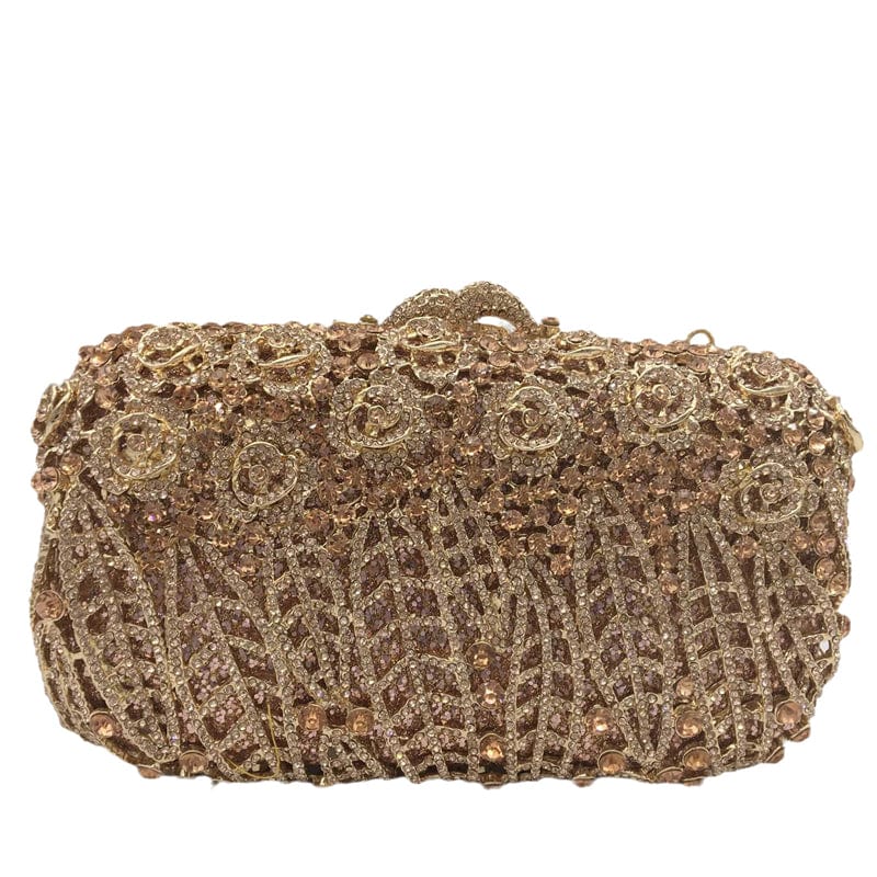 M / Gold Customized Women Stone Crystal Clutch Luxury Evening Bags Party Dinner Minaudiere Bag Diamond Dress Purses and Handbags