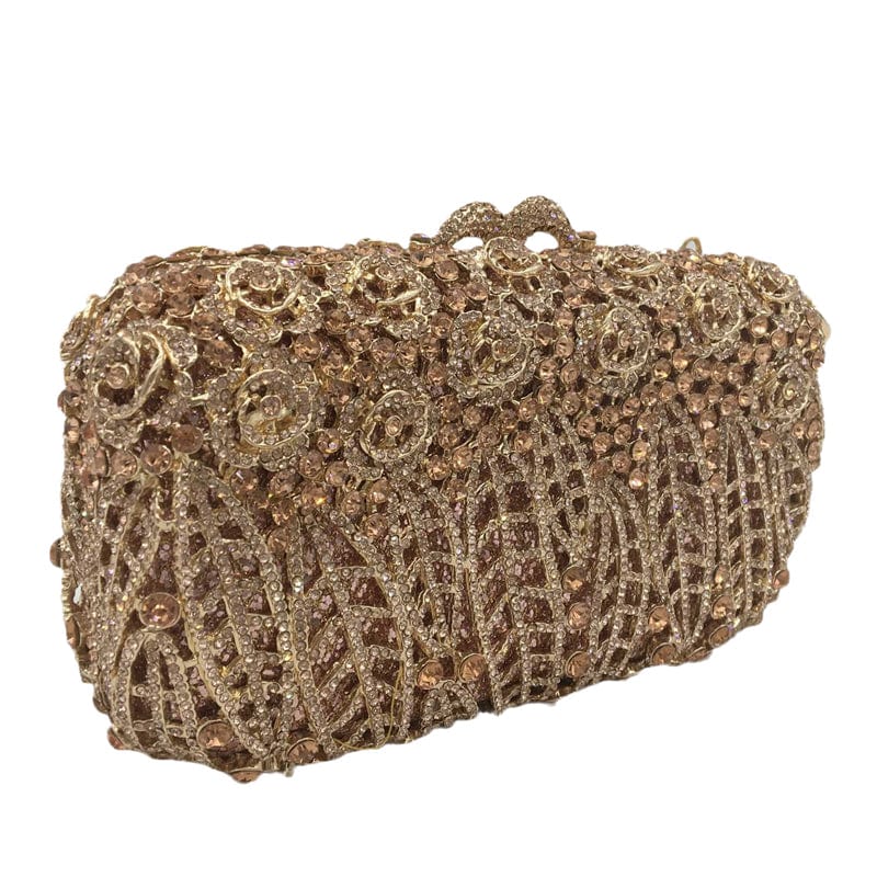M / Gold Customized Women Stone Crystal Clutch Luxury Evening Bags Party Dinner Minaudiere Bag Diamond Dress Purses and Handbags